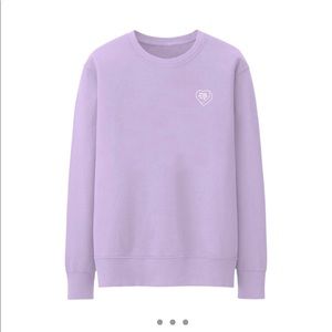 arianagrande break up with ur gf purple sweatshirt